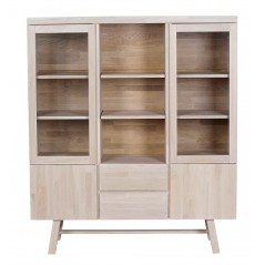 RO Brookl Display Cabinet White Pigmented